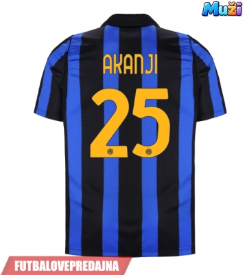 Lacne Muži Futbalové dres Inter Milan Manuel Akanji #25 2026-27 Krátky Rukáv - Domáci